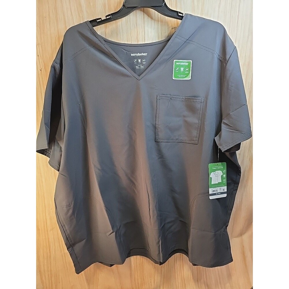 Scrubstar Womens Core Essentials Stretch V Neck Scrub Top 3XLNew with Tags